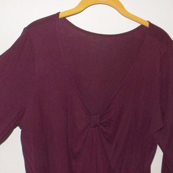 Purple long sleeve women's tee Size L (#EV1643) - Picture 4 of 6